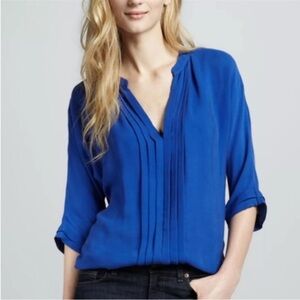 Joie Marru Silk Pleated Blouse XS